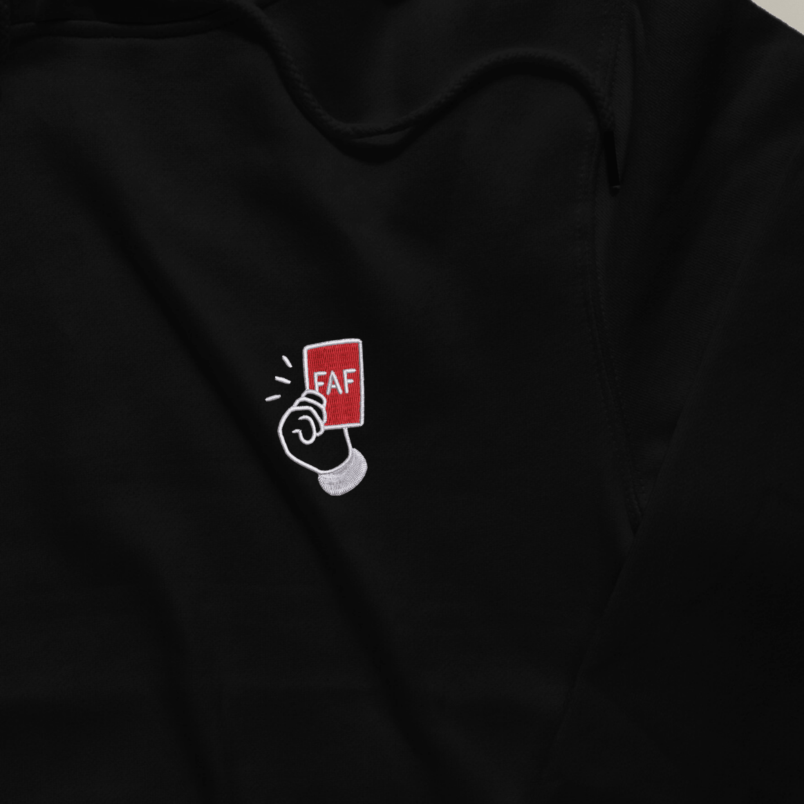 Sweat à capuche Carton Rouge FAF 🟥