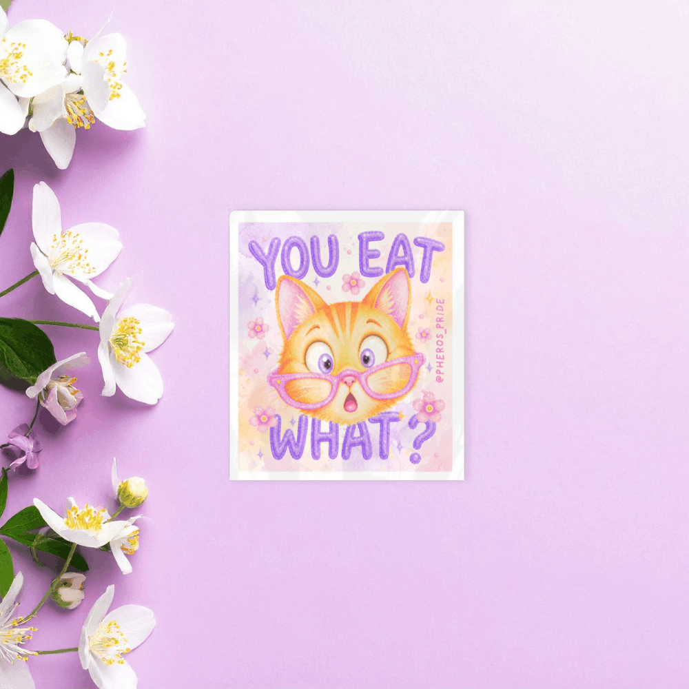 Sticker Cat panic