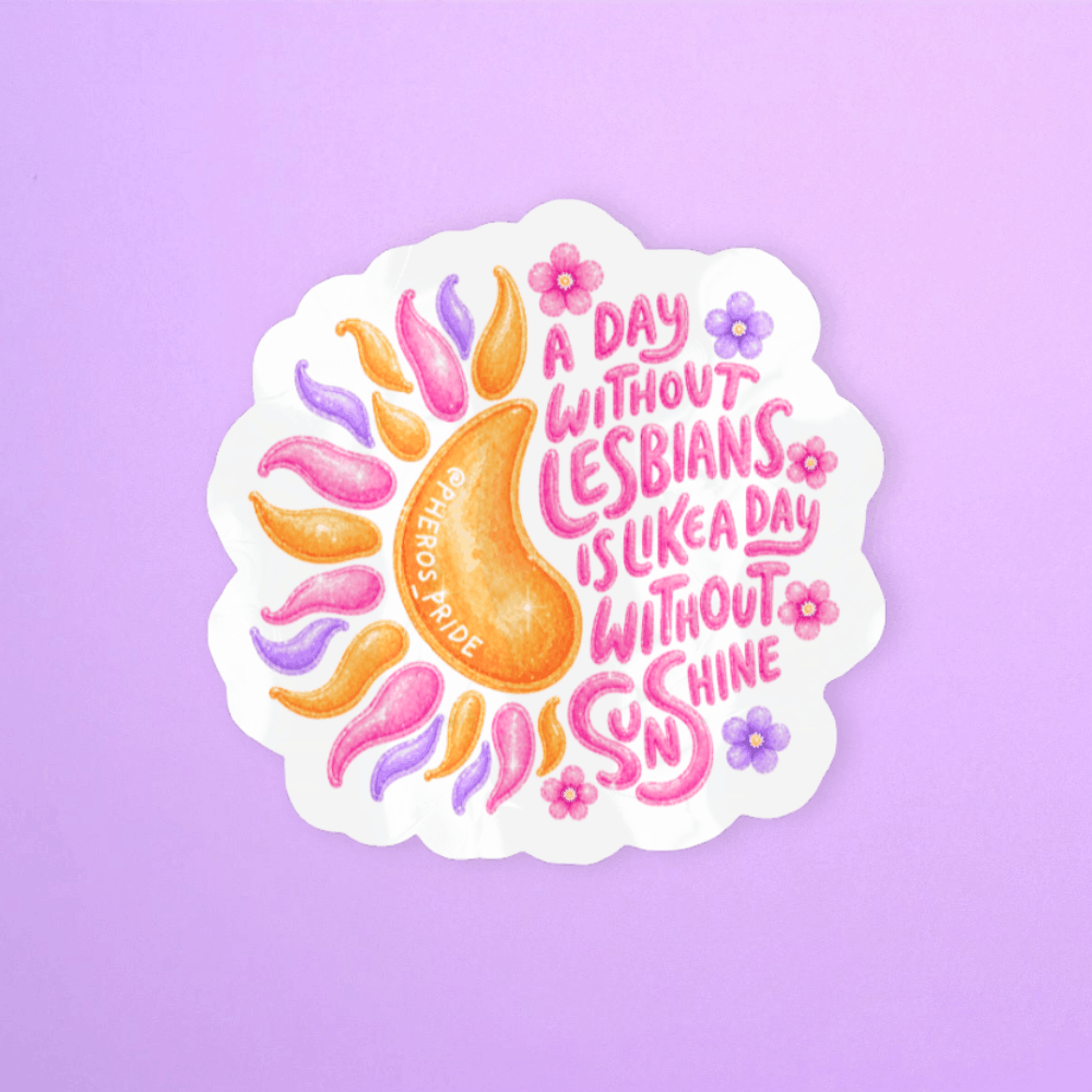 Sticker Lesbians Sunshine