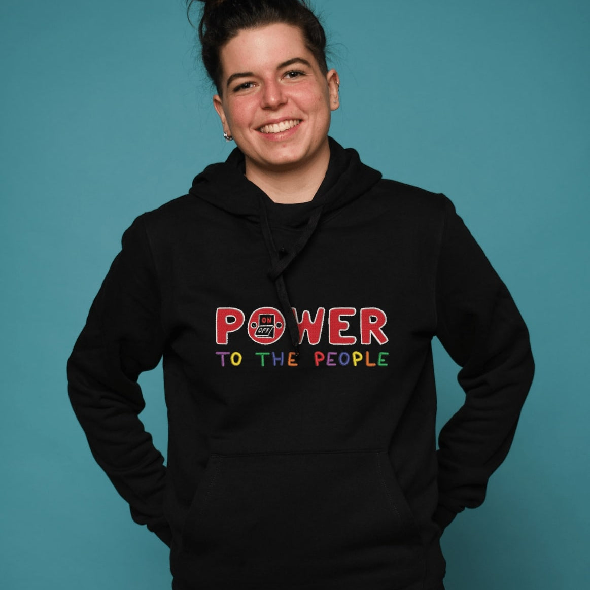 Sweat à capuche Power To The People