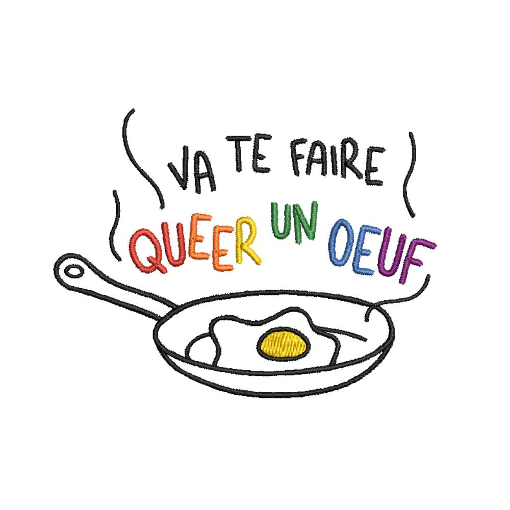 #Design_Va Te Faire Queer Un Oeuf