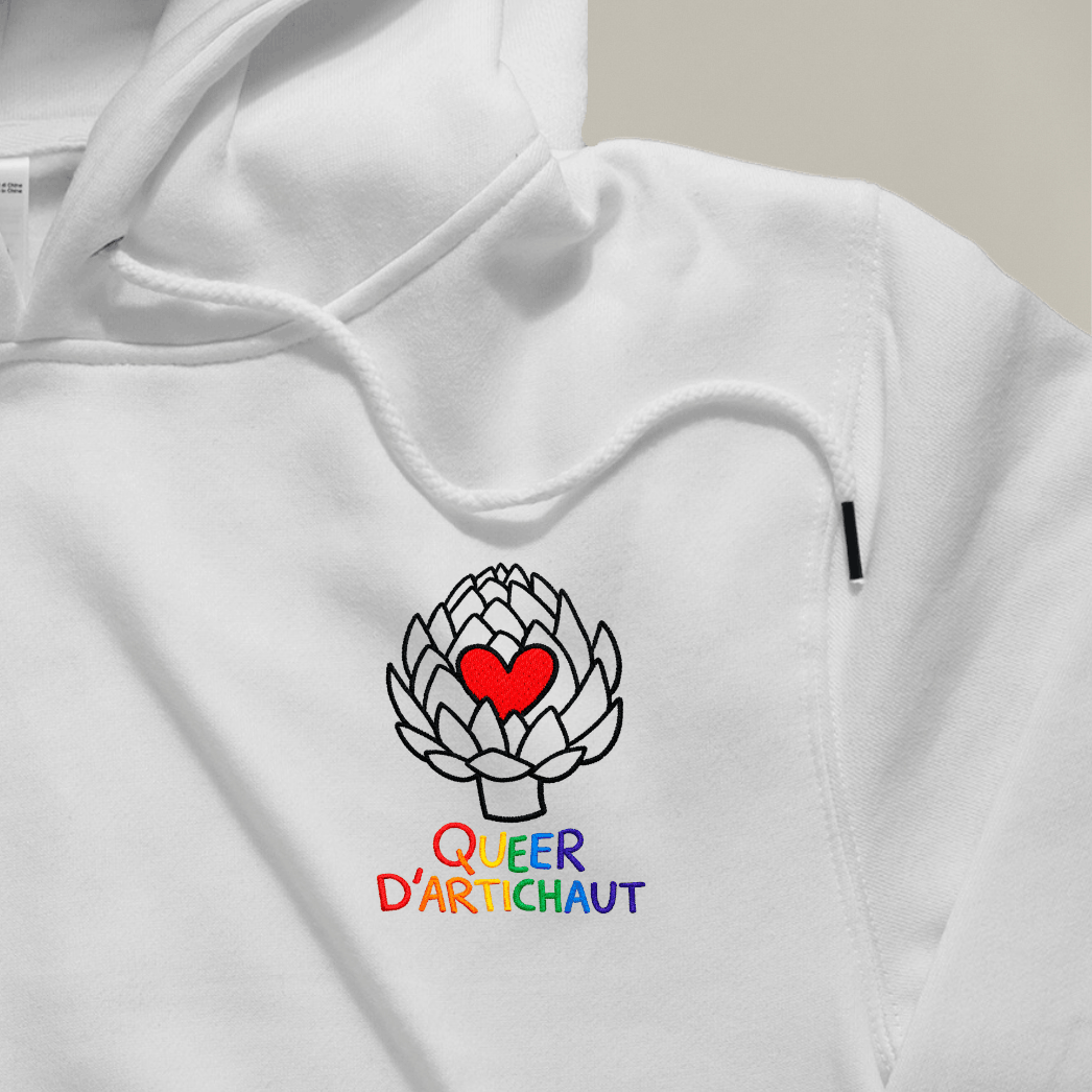 Sweat à capuche Queer d’artichaut