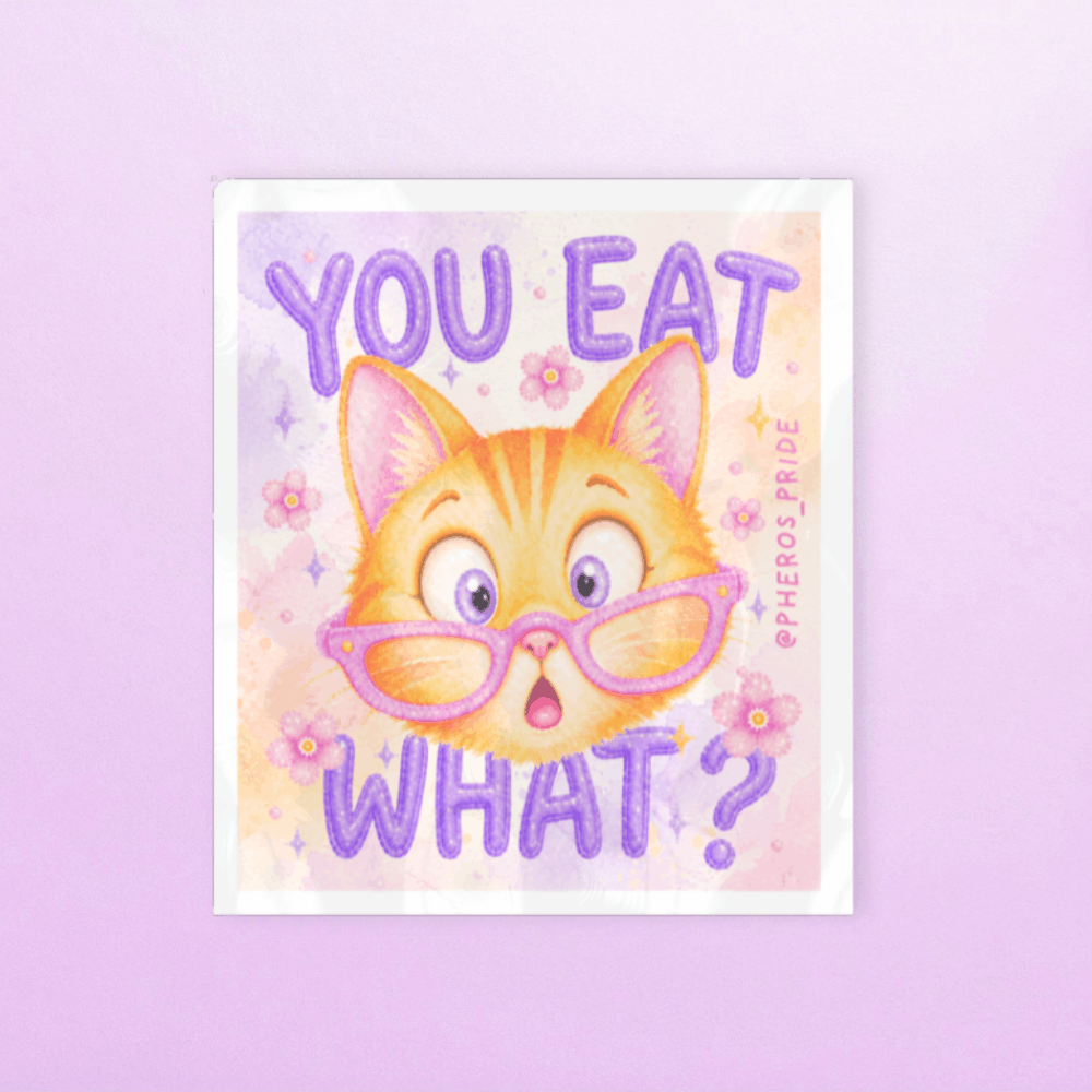Sticker Cat panic